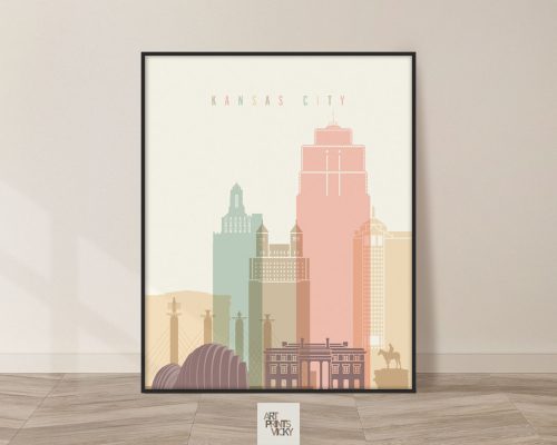 Kansas City art poster