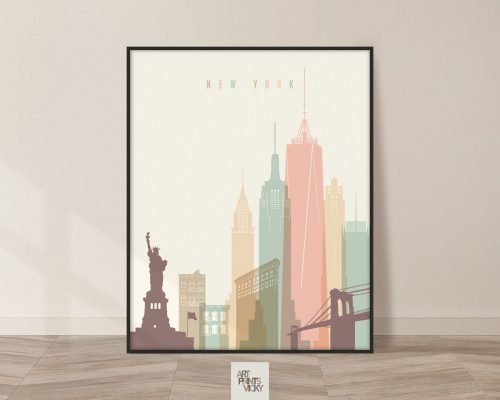 New York City art poster