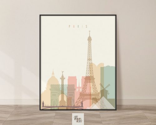 Paris art poster