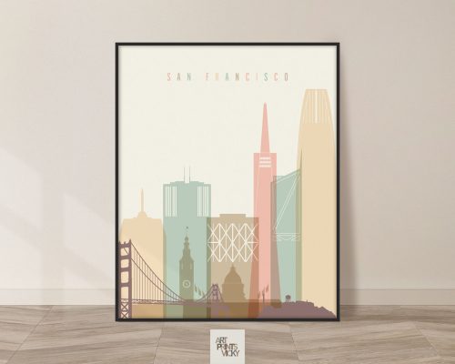 San Francisco art poster
