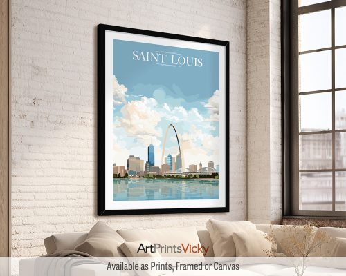 Saint Louis City Print
