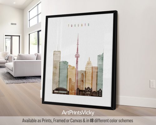 Warm & Serene Toronto Cityscape Poster