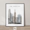 San Francisco city print in urban 4