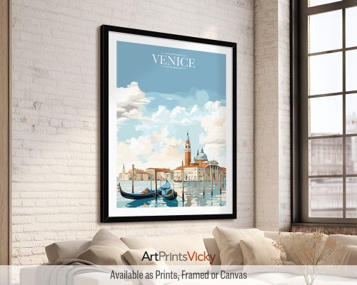 Venice City Print
